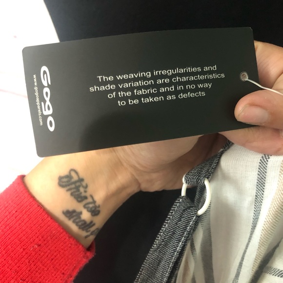 NWT Blush Button Down Striped Sundress - Picture 6 of 10